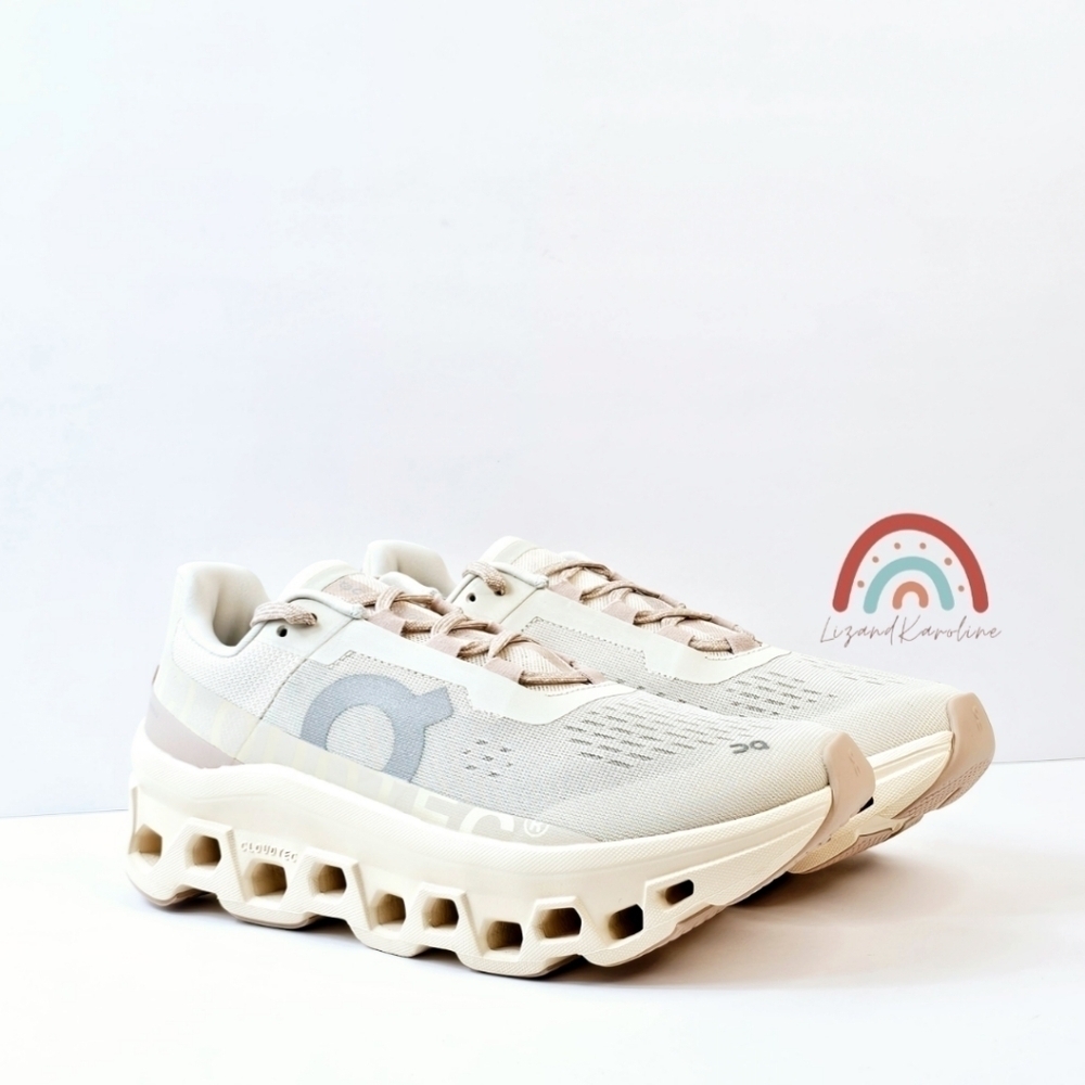 New! On Cloudmonster Sneakers in Moon Fawn - Picture 5 of 14